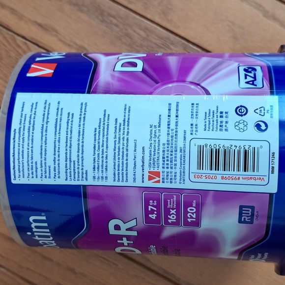 Brand new Verbatim 100 pack DVD-R - Picture 2 of 2